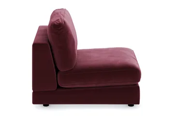 Arken 1-sits Mittmodul i Sammet 70 cm bred - Lila - Möbler - Soffa - Modulsoffa - Mittmodul