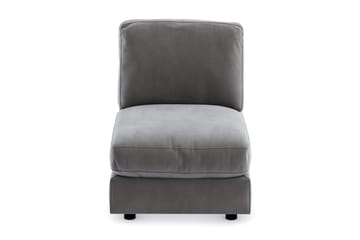 Arken 1-sits Mittmodul i Sammet 70 cm bred - Mörkgrå - Möbler - Soffa - Modulsoffa - Mittmodul