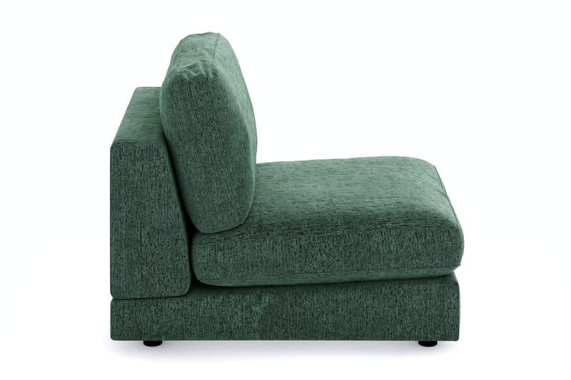 Arken 1-sits Mittmodul i Sammet 70 cm bred - Mörkgrön - Möbler - Soffa - Modulsoffa - Mittmodul