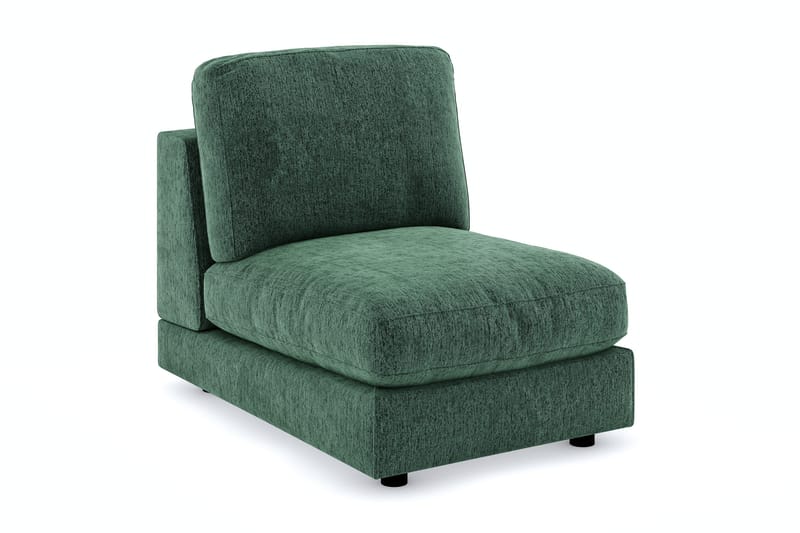 Arken 1-sits Mittmodul i Sammet 70 cm bred - Mörkgrön - Möbler - Soffa - Modulsoffa - Mittmodul
