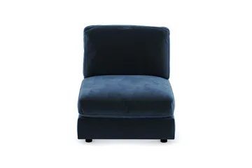 Arken 1-sits Mittmodul i Sammet 90 cm bred - Blå - Möbler - Soffa - Modulsoffa - Mittmodul