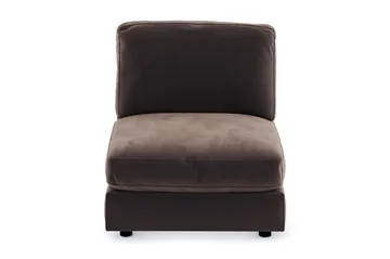 Arken 1-sits Mittmodul i Sammet 90 cm bred - Brun - Möbler - Soffa - Modulsoffa - Mittmodul