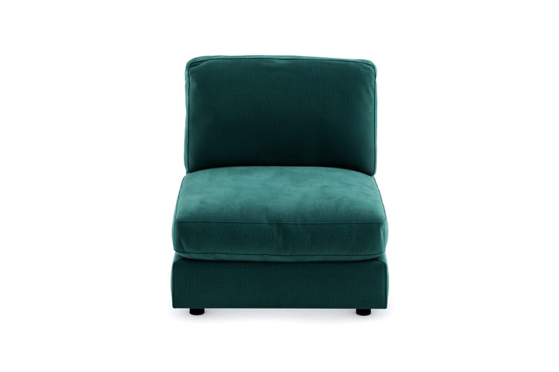 Arken 1-sits Mittmodul i Sammet 90 cm bred - Grön - Möbler - Soffa - Modulsoffa - Mittmodul