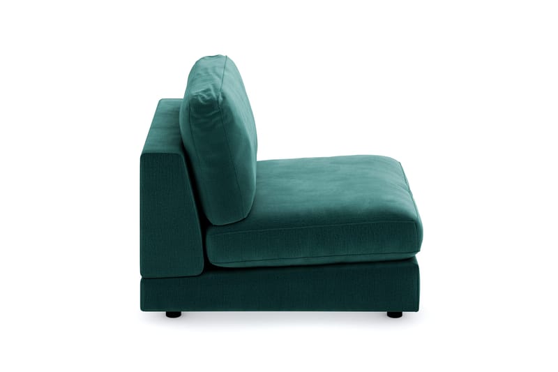 Arken 1-sits Mittmodul i Sammet 90 cm bred - Grön - Möbler - Soffa - Modulsoffa - Mittmodul