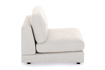 Arken 1-sits Mittmodul i Sammet 90 cm bred - Krämvit - Möbler - Soffa - Modulsoffa - Mittmodul