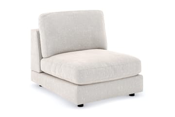 Arken 1-sits Mittmodul i Sammet 90 cm bred - Krämvit - Möbler - Soffa - Modulsoffa - Mittmodul
