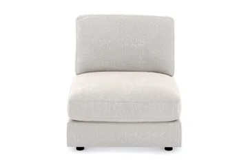 Arken 1-sits Mittmodul i Sammet 90 cm bred - Krämvit - Möbler - Soffa - Modulsoffa - Mittmodul