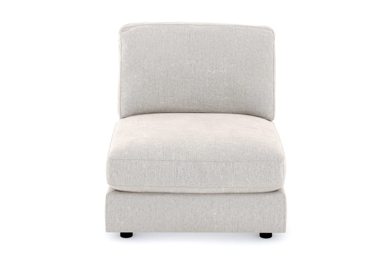 Arken 1-sits Mittmodul i Sammet 90 cm bred - Krämvit - Möbler - Soffa - Modulsoffa - Mittmodul