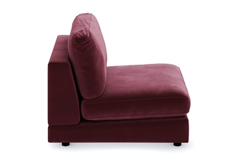 Arken 1-sits Mittmodul i Sammet 90 cm bred - Lila - Möbler - Soffa - Modulsoffa - Mittmodul