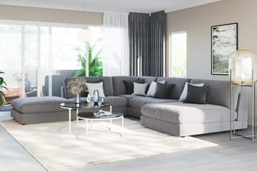 Arken 1-sits Mittmodul i Sammet 90 cm bred - Ljusgrå - Möbler - Soffa - Modulsoffa - Mittmodul