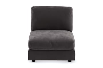 Arken 1-sits Mittmodul i Sammet 90 cm bred - Mörkgrå - Möbler - Soffa - Modulsoffa - Mittmodul