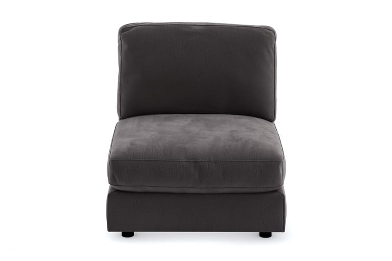 Arken 1-sits Mittmodul i Sammet 90 cm bred - Mörkgrå - Möbler - Soffa - Modulsoffa - Mittmodul