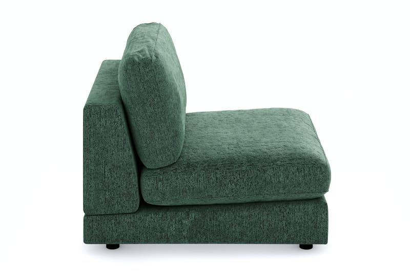 Arken 1-sits Mittmodul i Sammet 90 cm bred - Mörkgrön - Möbler - Soffa - Modulsoffa - Mittmodul