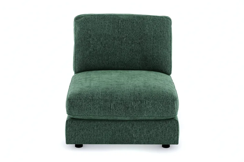 Arken 1-sits Mittmodul i Sammet 90 cm bred - Mörkgrön - Möbler - Soffa - Modulsoffa - Mittmodul