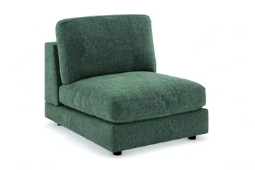 Arken 1-sits Mittmodul i Sammet 90 cm bred - Mörkgrön - Möbler - Soffa - Modulsoffa - Mittmodul