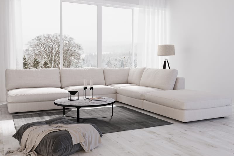 Arken 1-sits Mittmodul i Tyg 70 cm bred - Beige - Möbler - Soffa - Modulsoffa - Mittmodul