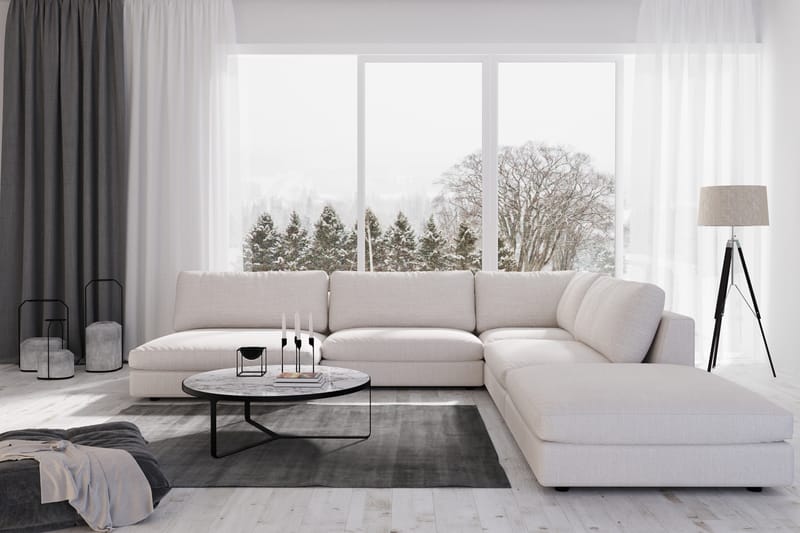 Arken 1-sits Mittmodul i Tyg 70 cm bred - Beige - Möbler - Soffa - Modulsoffa - Mittmodul