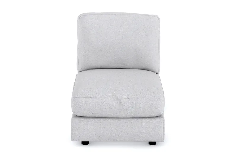 Arken 1-sits Mittmodul i Tyg 70 cm bred - Ljusgrå - Möbler - Soffa - Modulsoffa - Mittmodul