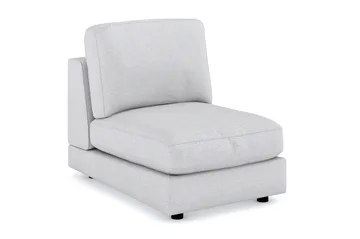 Arken 1-sits Mittmodul i Tyg 70 cm bred - Ljusgrå - Möbler - Soffa - Modulsoffa - Mittmodul