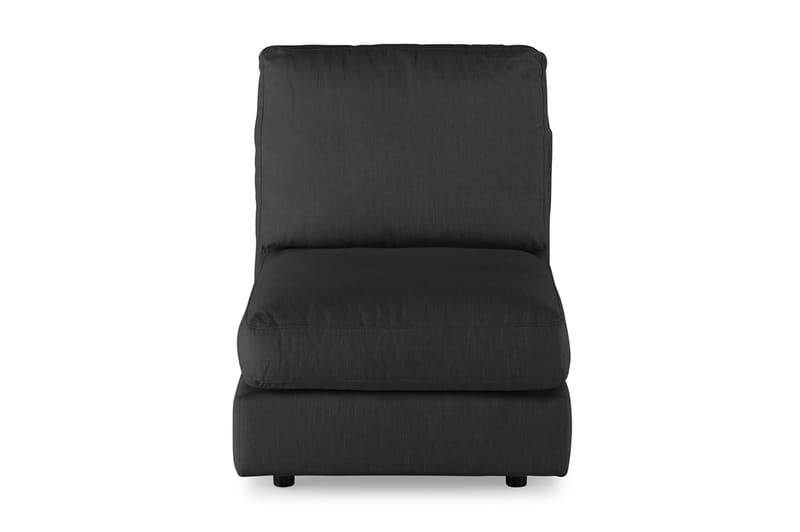 Arken 1-sits Mittmodul i Tyg 70 cm bred - Svart - Möbler - Soffa - Modulsoffa - Mittmodul