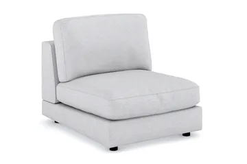 Arken 1-sits Mittmodul i Tyg 90 cm bred - Ljusgrå - Möbler - Soffa - Modulsoffa - Mittmodul