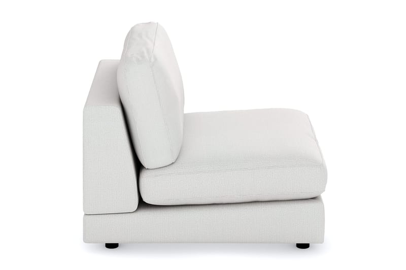 Arken 1-sits Mittmodul i Tyg 90 cm bred - Ljusgrå - Möbler - Soffa - Modulsoffa - Mittmodul