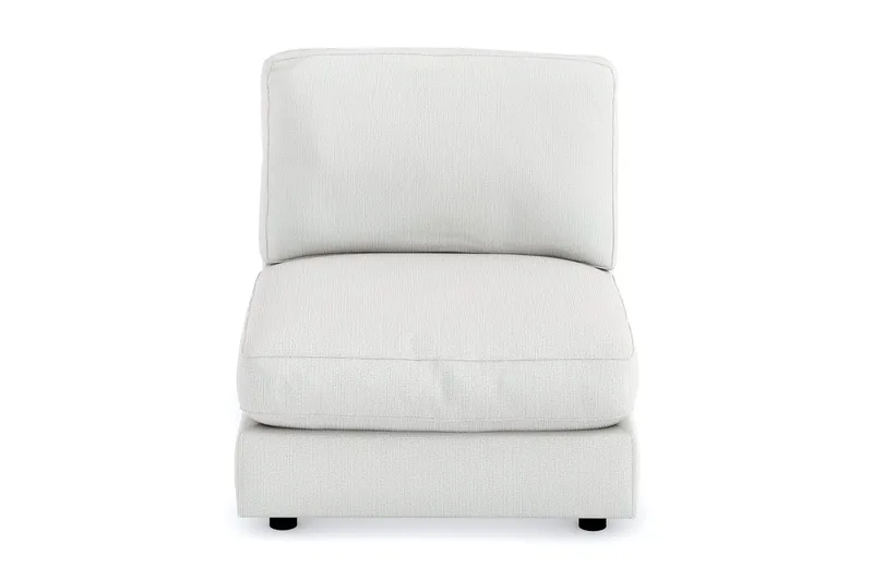 Arken 1-sits Mittmodul i Tyg 90 cm bred - Ljusgrå - Möbler - Soffa - Modulsoffa - Mittmodul