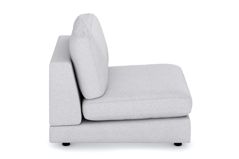 Arken 1-sits Mittmodul i Tyg 90 cm bred - Ljusgrå - Möbler - Soffa - Modulsoffa - Mittmodul