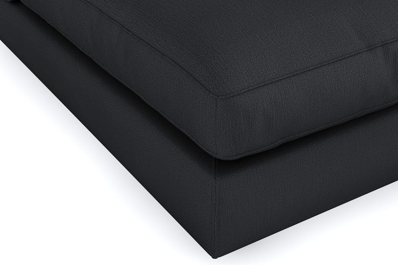 Arken 1-sits Mittmodul i Tyg 90 cm bred - Svart - Möbler - Soffa - Modulsoffa - Mittmodul