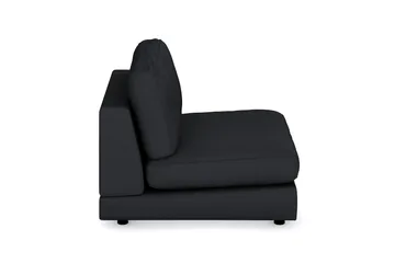 Arken 1-sits Mittmodul i Tyg 90 cm bred - Svart - Möbler - Soffa - Modulsoffa - Mittmodul