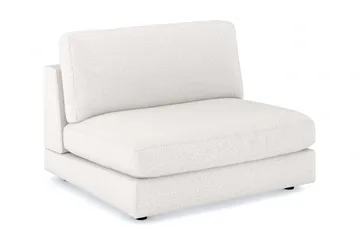 Arken 2-sits Mittmodul i Bouclé 120 cm bred - Vit - Möbler - Soffa - Modulsoffa - Mittmodul