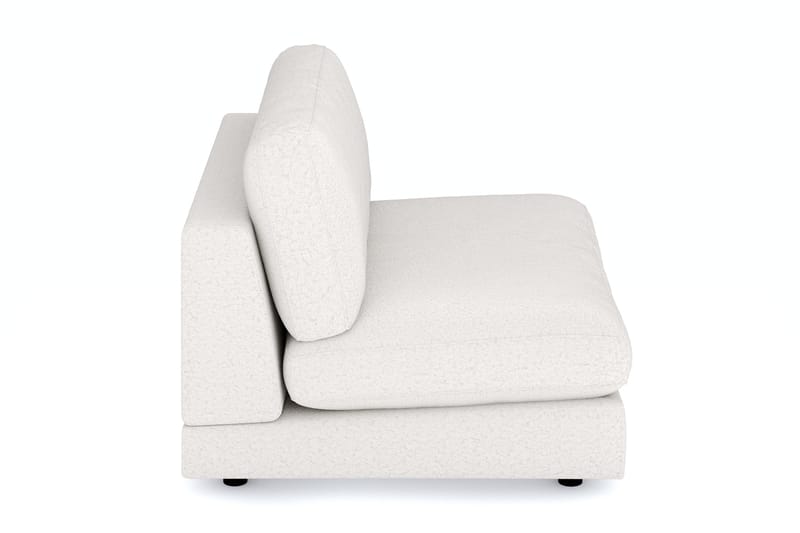 Arken 2-sits Mittmodul i Bouclé 120 cm bred - Vit - Möbler - Soffa - Modulsoffa - Mittmodul