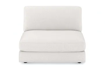 Arken 2-sits Mittmodul i Bouclé 120 cm bred - Vit - Möbler - Soffa - Modulsoffa - Mittmodul