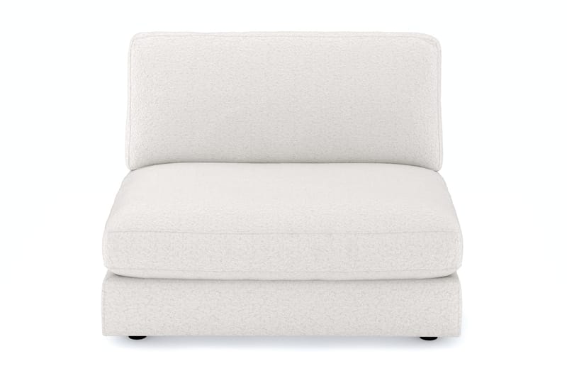 Arken 2-sits Mittmodul i Bouclé 120 cm bred - Vit - Möbler - Soffa - Modulsoffa - Mittmodul