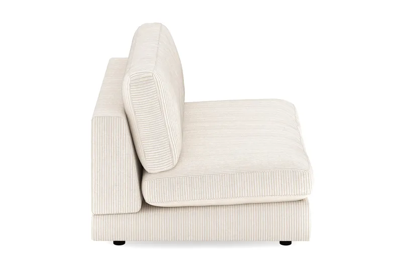 Arken 2-sits Mittmodul i Manchester 120 cm bred - Beige - Möbler - Soffa - Modulsoffa - Mittmodul