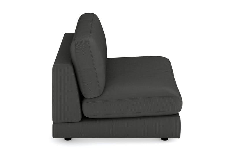 Arken 2-sits Mittmodul i Manchester 120 cm bred - Mörkgrå - Möbler - Soffa - Modulsoffa - Mittmodul