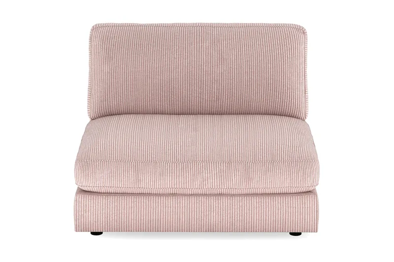 Arken 2-sits Mittmodul i Manchester 120 cm bred - Rosa - Möbler - Soffa - Modulsoffa - Mittmodul