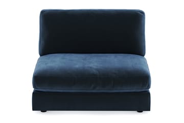 Arken 2-sits Mittmodul i Sammet 120 cm bred - Blå - Möbler - Soffa - Modulsoffa - Mittmodul