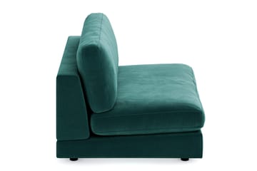 Arken 2-sits Mittmodul i Sammet 120 cm bred - Grön - Möbler - Soffa - Modulsoffa - Mittmodul