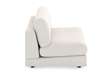 Arken 2-sits Mittmodul i Sammet 120 cm bred - Krämvit - Möbler - Soffa - Modulsoffa - Mittmodul