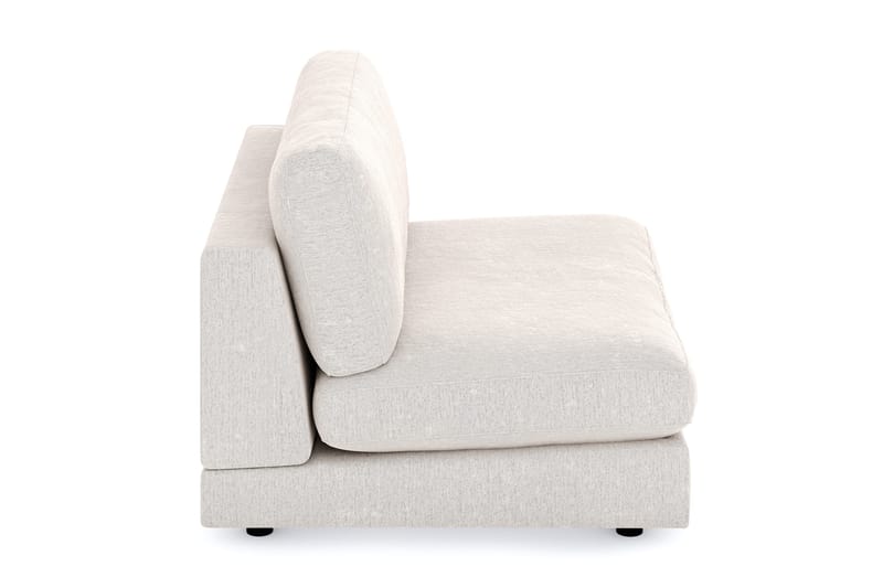 Arken 2-sits Mittmodul i Sammet 120 cm bred - Krämvit - Möbler - Soffa - Modulsoffa - Mittmodul