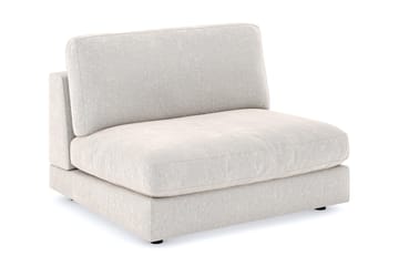 Arken 2-sits Mittmodul i Sammet 120 cm bred - Krämvit - Möbler - Soffa - Modulsoffa - Mittmodul
