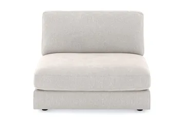 Arken 2-sits Mittmodul i Sammet 120 cm bred - Krämvit - Möbler - Soffa - Modulsoffa - Mittmodul