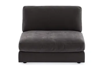 Arken 2-sits Mittmodul i Sammet 120 cm bred - Mörkgrå - Möbler - Soffa - Modulsoffa - Mittmodul