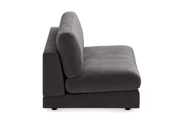 Arken 2-sits Mittmodul i Sammet 120 cm bred - Mörkgrå - Möbler - Soffa - Modulsoffa - Mittmodul