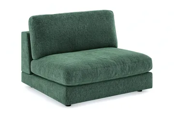 Arken 2-sits Mittmodul i Sammet 120 cm bred - Mörkgrön - Möbler - Soffa - Modulsoffa - Mittmodul