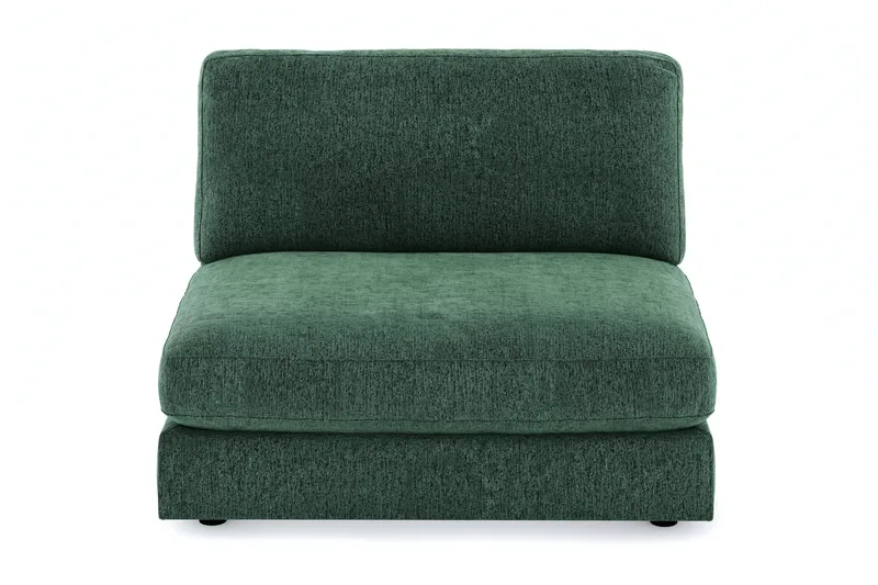 Arken 2-sits Mittmodul i Sammet 120 cm bred - Mörkgrön - Möbler - Soffa - Modulsoffa - Mittmodul