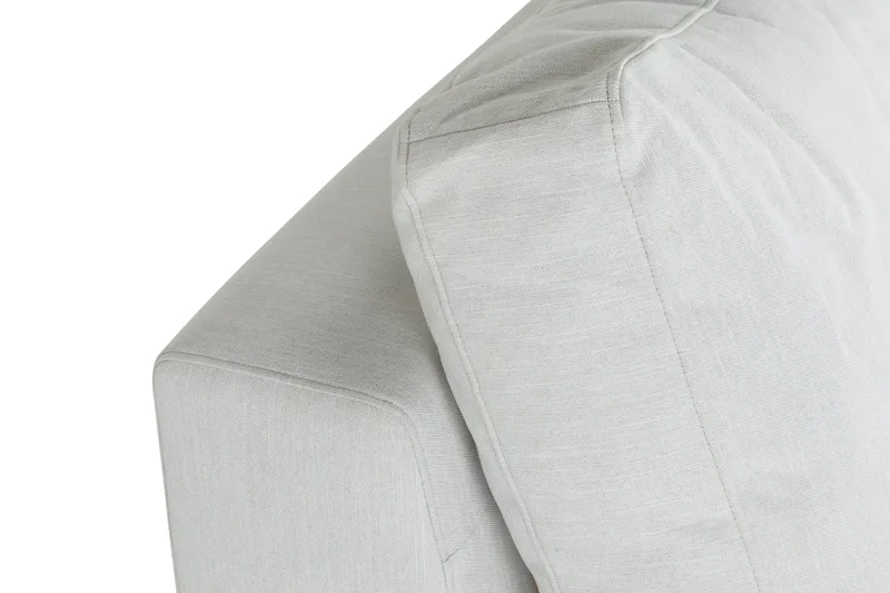 Arken 2-sits Mittmodul i Tyg 120 cm bred - Ljusgrå - Möbler - Soffa - Modulsoffa - Mittmodul