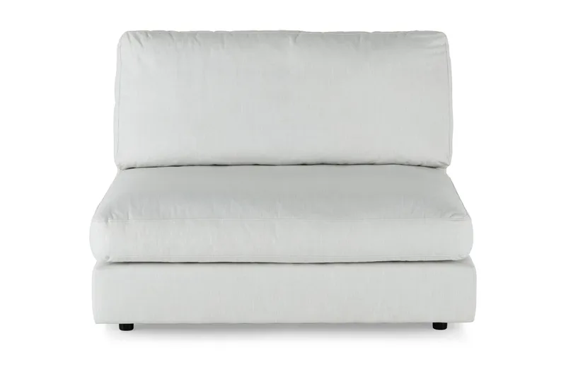 Arken 2-sits Mittmodul i Tyg 120 cm bred - Ljusgrå - Möbler - Soffa - Modulsoffa - Mittmodul