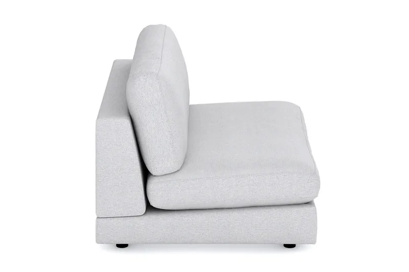 Arken 2-sits Mittmodul i Tyg 120 cm bred - Ljusgrå - Möbler - Soffa - Modulsoffa - Mittmodul